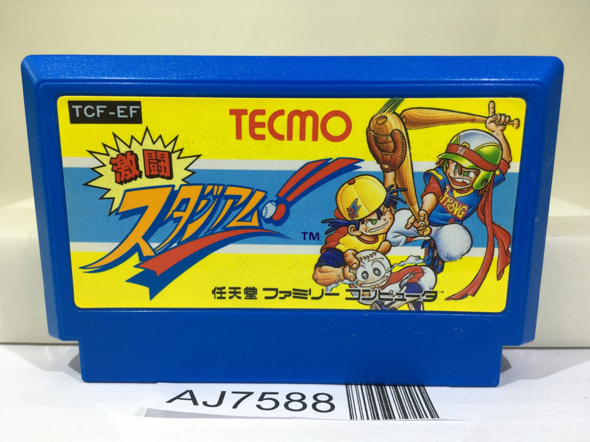 Bad News Baseball Gakitou Stadium Nintendo Famicom NES Japan