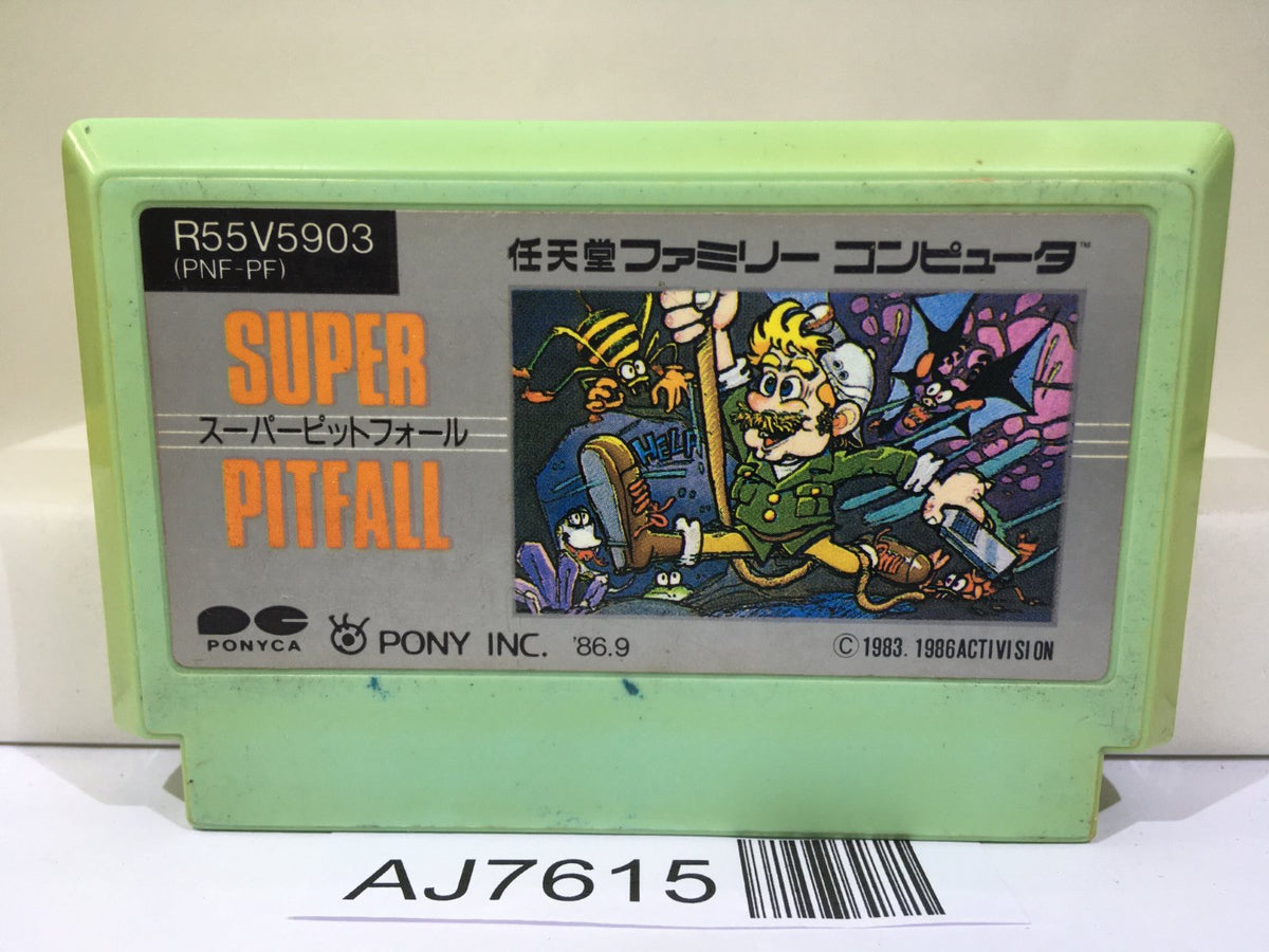 Super Pitfall Nintendo Famicom NES Japan - AJ7615 – J4U.co.jp