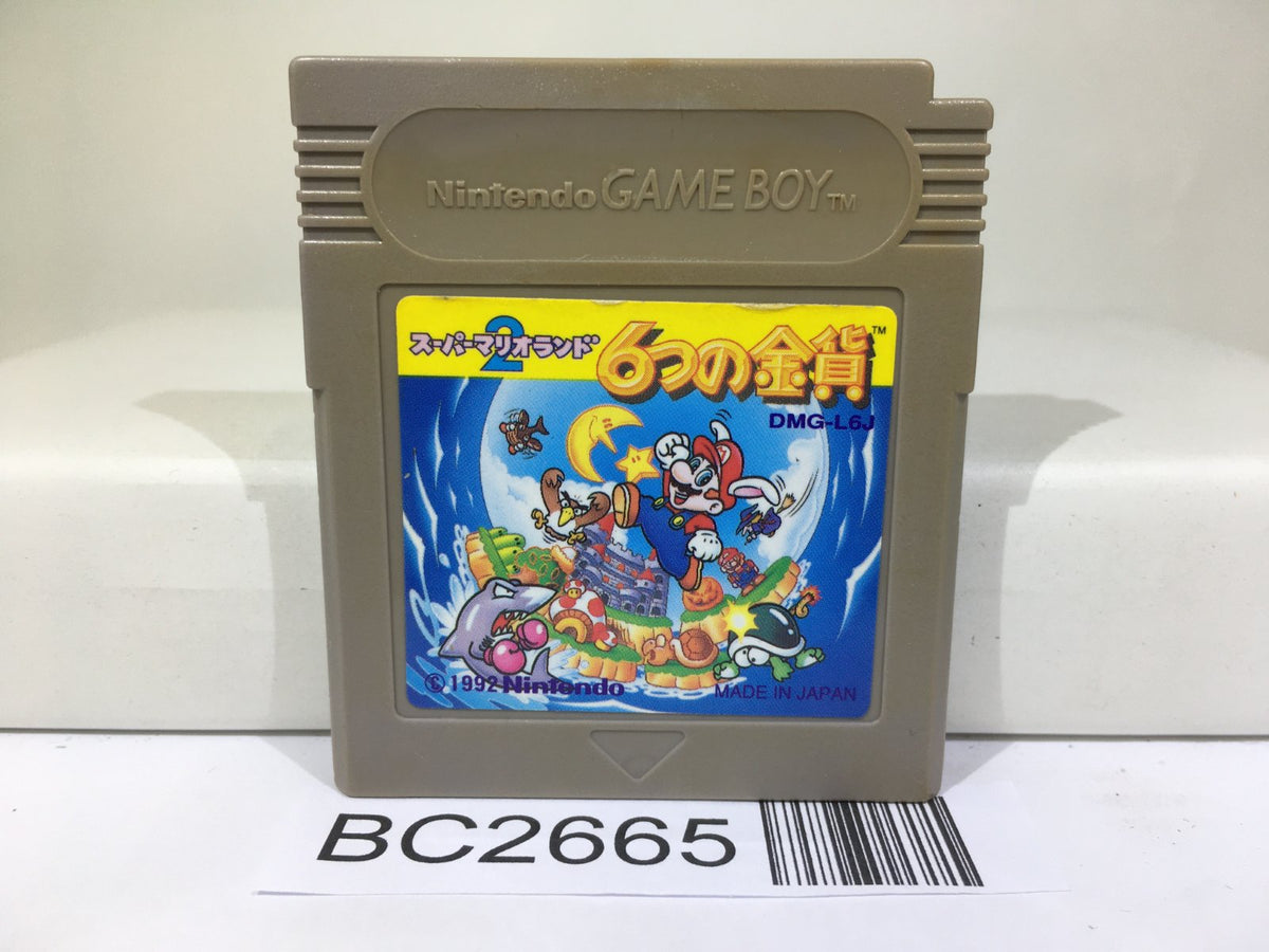 Super Mario Land 2 6 Golden Coins Nintendo GameBoy Japan - BC2665
