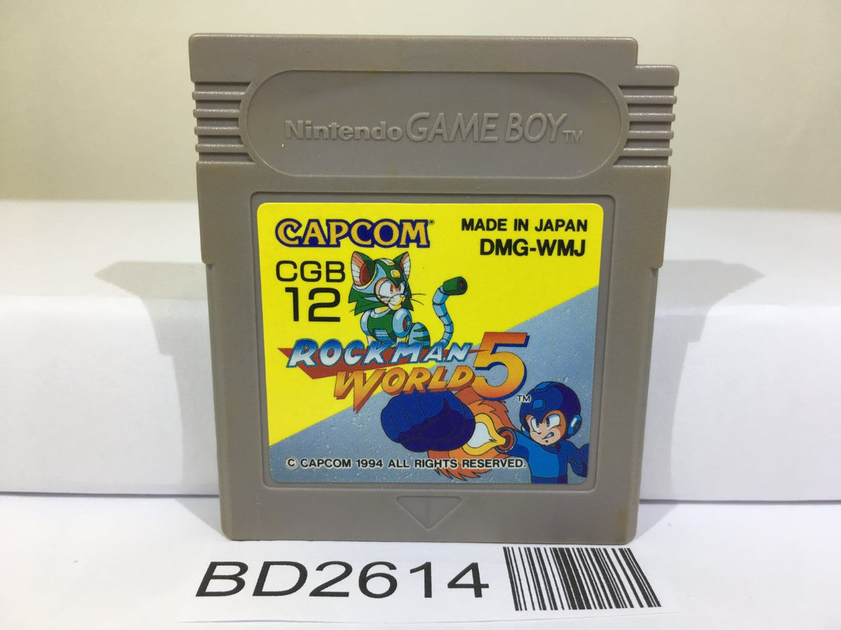 Rockman World 5 Megaman Nintendo GameBoy Japan - BD2614 – J4U.co.jp