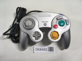 DK8492 Plz Read Item Condi Game Cube Controller Silver GameCube Japan