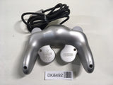 DK8492 Plz Read Item Condi Game Cube Controller Silver GameCube Japan