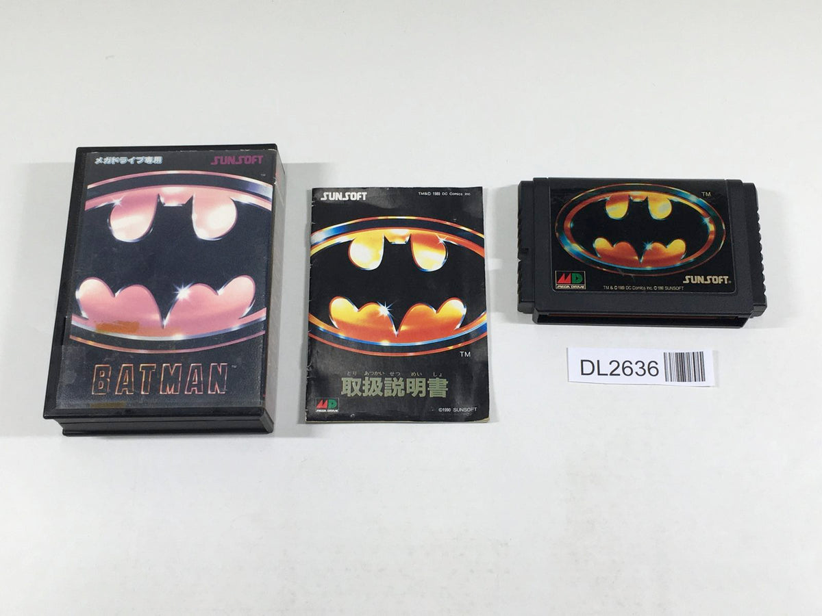 DL2636 Batman BOXED Mega Drive Genesis Japan – J4U.co.jp