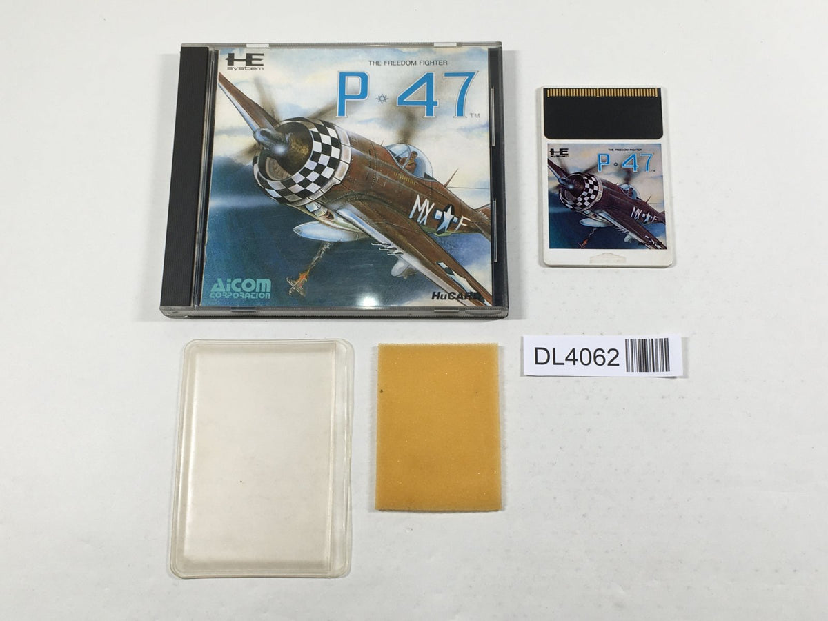 PCエンジン★P・47 P-47 Boxed PC Engine TurboGrafx HU Japan - DL4062 – J4U.co.jp