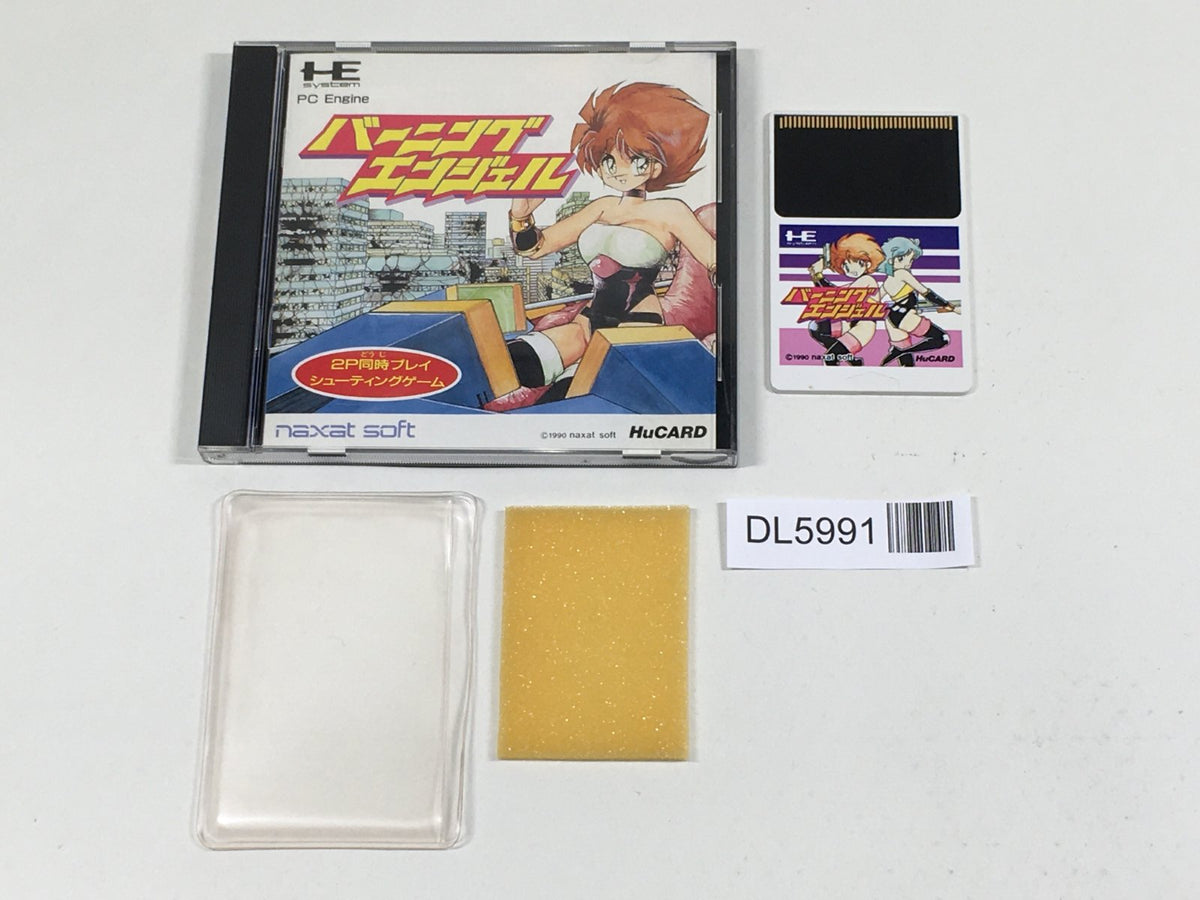 Burning Angels Boxed PC Engine TurboGrafx HU Japan - DL5991 – J4U