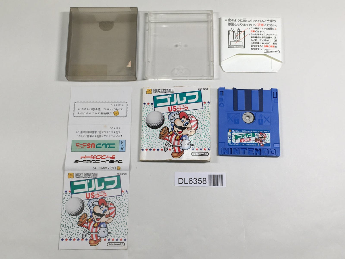 Golf U.S. Course Boxed Nintendo Famicom Disk Japan - DL6358 – J4U