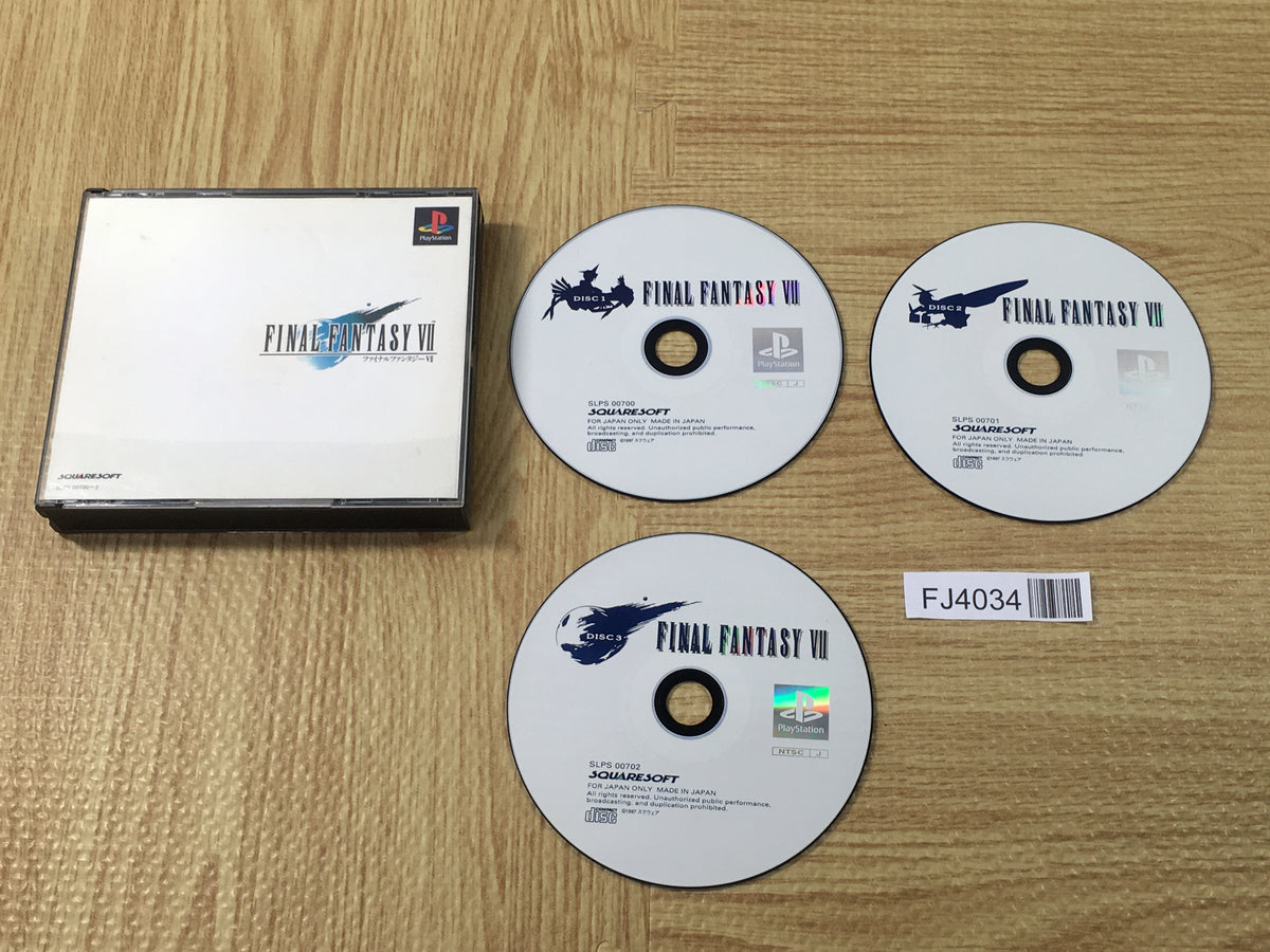 Final Fantasy 7 SONY PS1 Japan - FJ4034 – J4U.co.jp