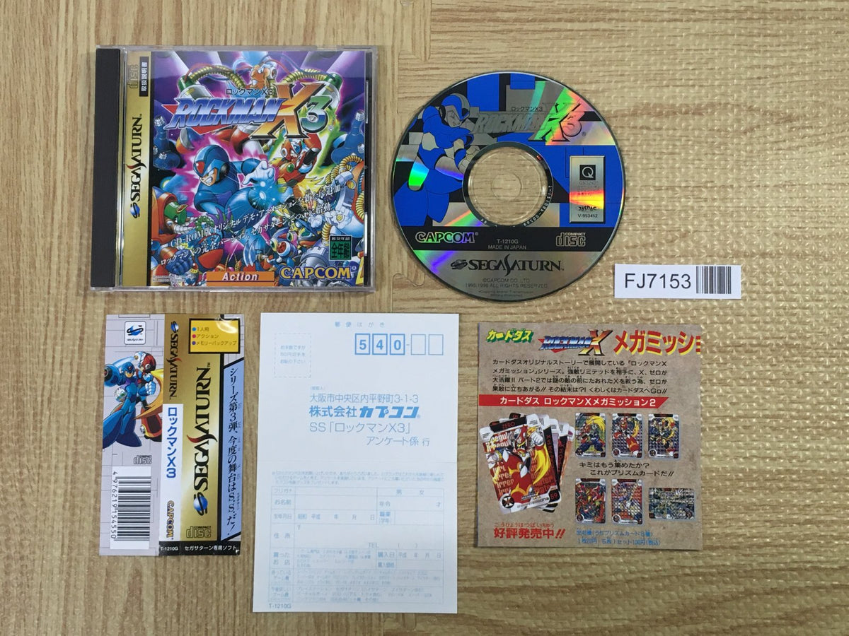 Rockman X3 SEGA SATURN Japan - FJ7153 – J4U.co.jp