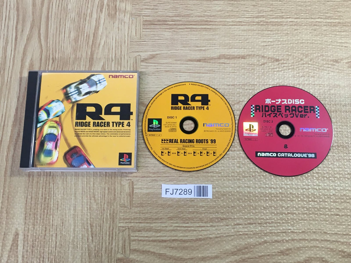 R4 Ridge Racer Type 4 SONY PS1 Japan - FJ7289 – J4U.co.jp