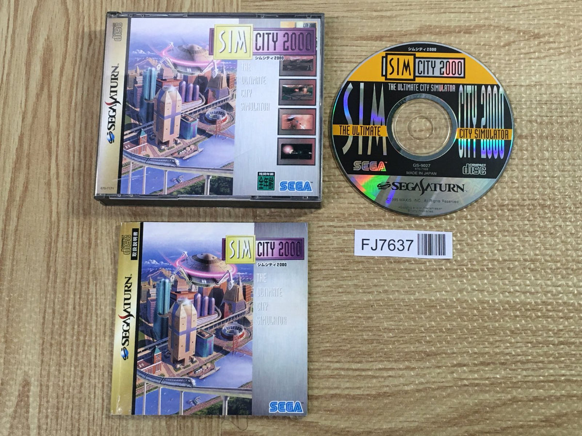 sayomatu2000ページ！ Sim City 2000 SEGA SATURN Japan - FJ7637 – J4U.co.jp
