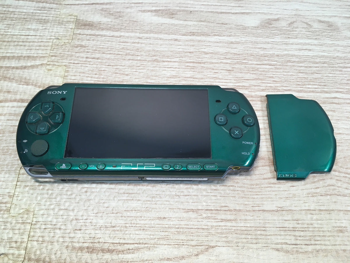 GD7273 Plz Read Item Condi PSP-3000 SPIRITED GREEN SONY PSP