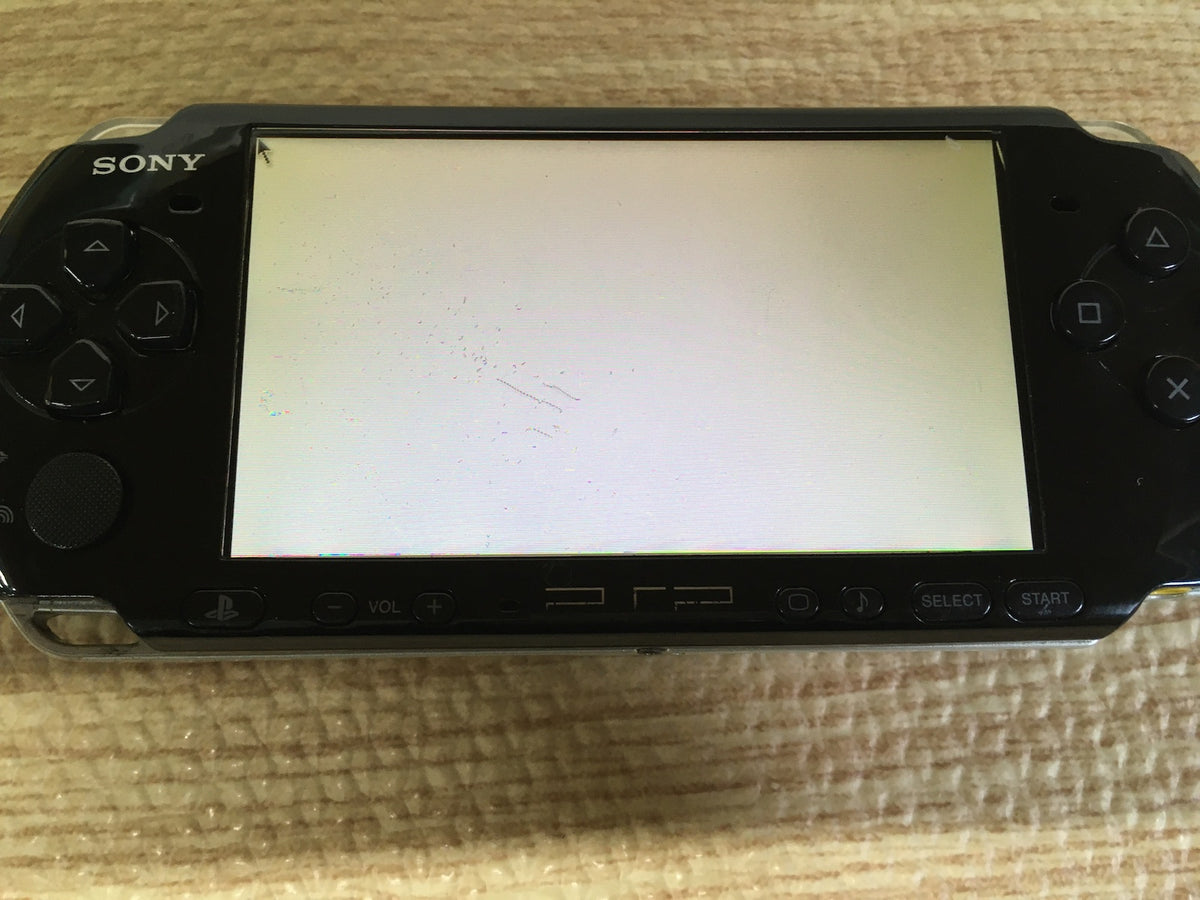 GD7358 Plz Read Item Condi PSP-3000 PIANO BLACK SONY PSP