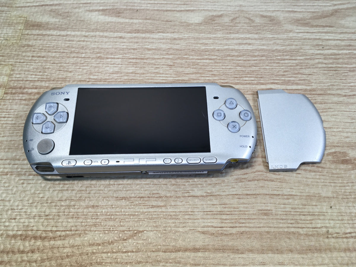 GD7366 Plz Read Item Condi PSP-3000 MYSTIC Silver SONY PSP