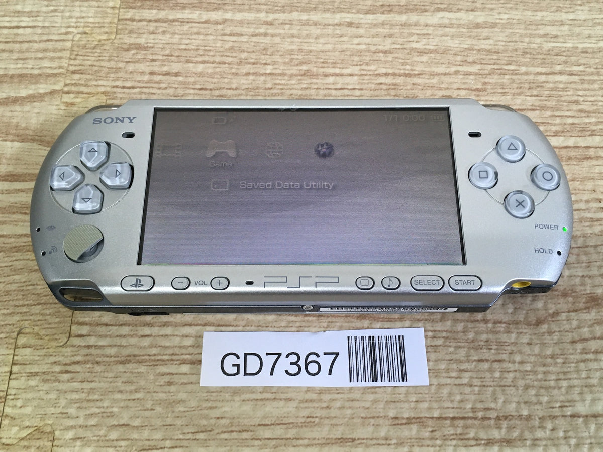 PSPVita Silver (使用2回だけ)＋ソフト GD7367 Plz Read Item Condi PSP-3000 MYSTIC Silver SONY PSP