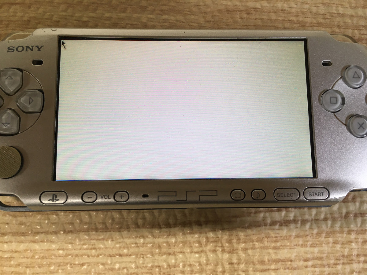 GD7368 Plz Read Item Condi PSP-3000 MYSTIC Silver SONY PSP