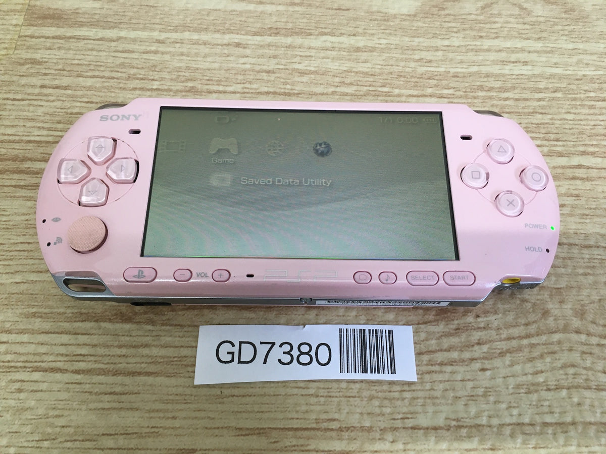 GD7380 Plz Read Item Condi PSP-3000 BLOSSOM PINK SONY PSP