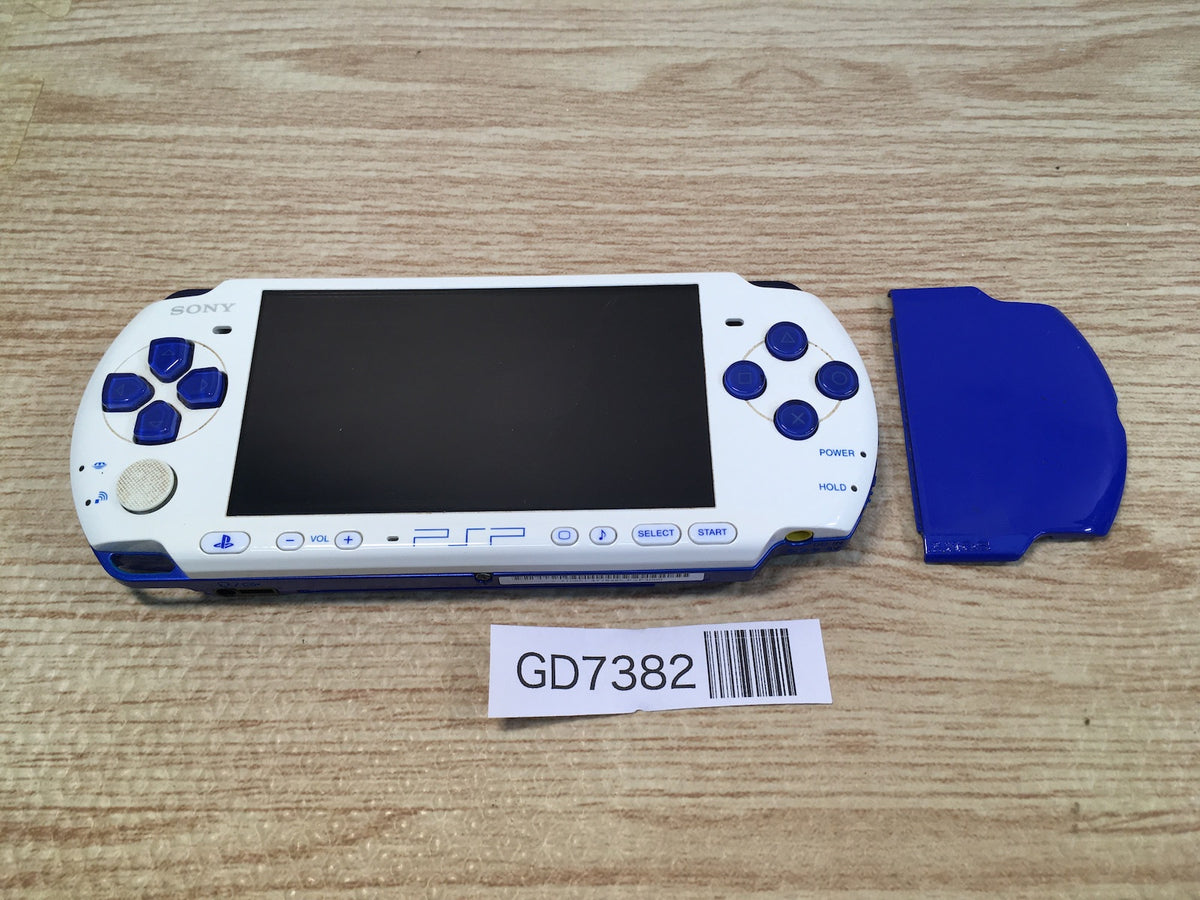 GD7382 Not Working PSP-3000 WHITE & BLUE SONY PSP Console