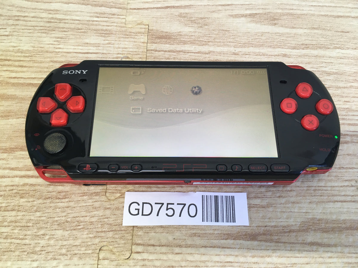 その他 PSP GD7570 Plz Read Item Condi PSP-3000 BLACK & RED SONY PSP