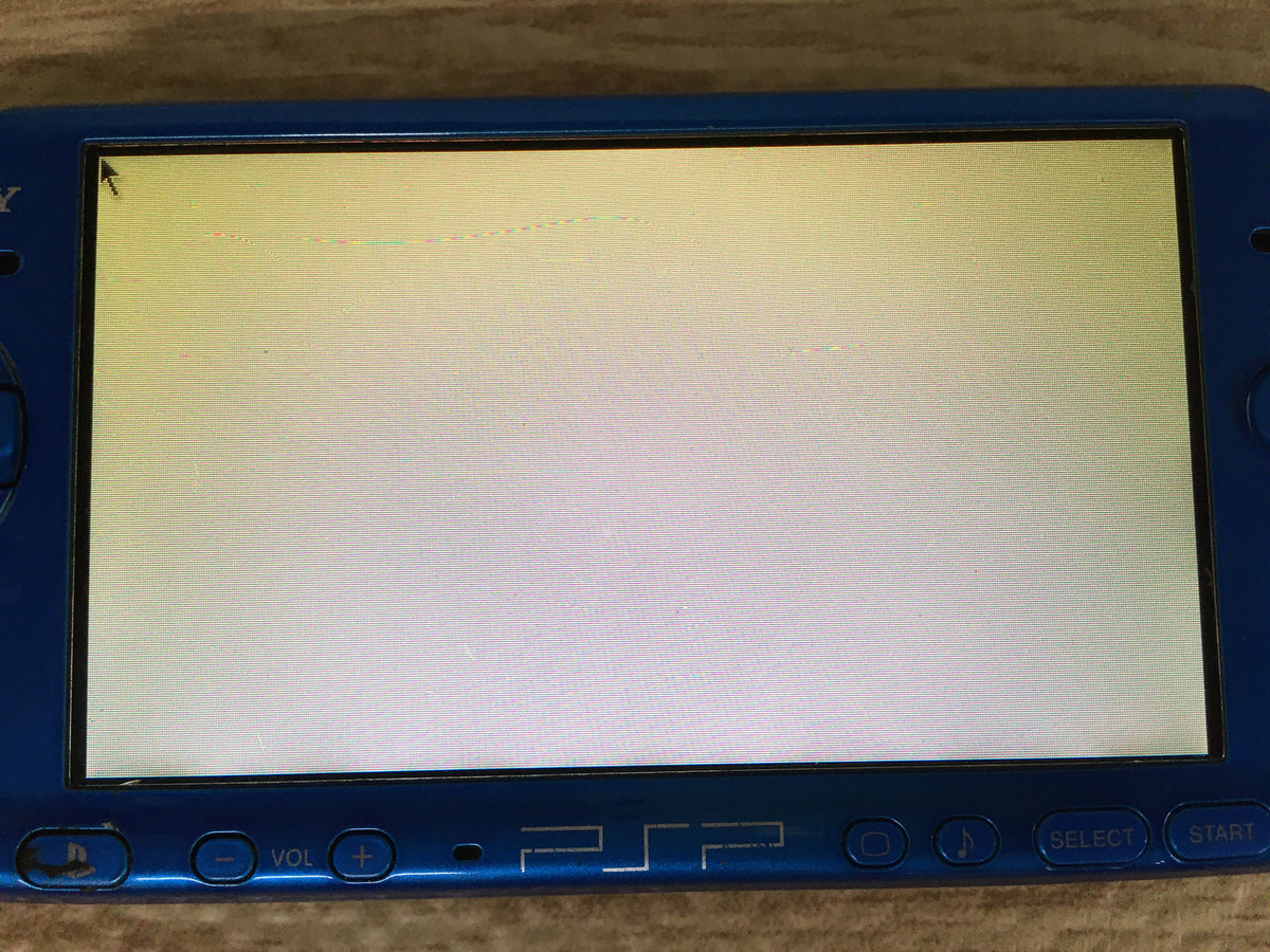 GD7654 Plz Read Item Condi PSP-3000 VIBRANT BLUE SONY PSP