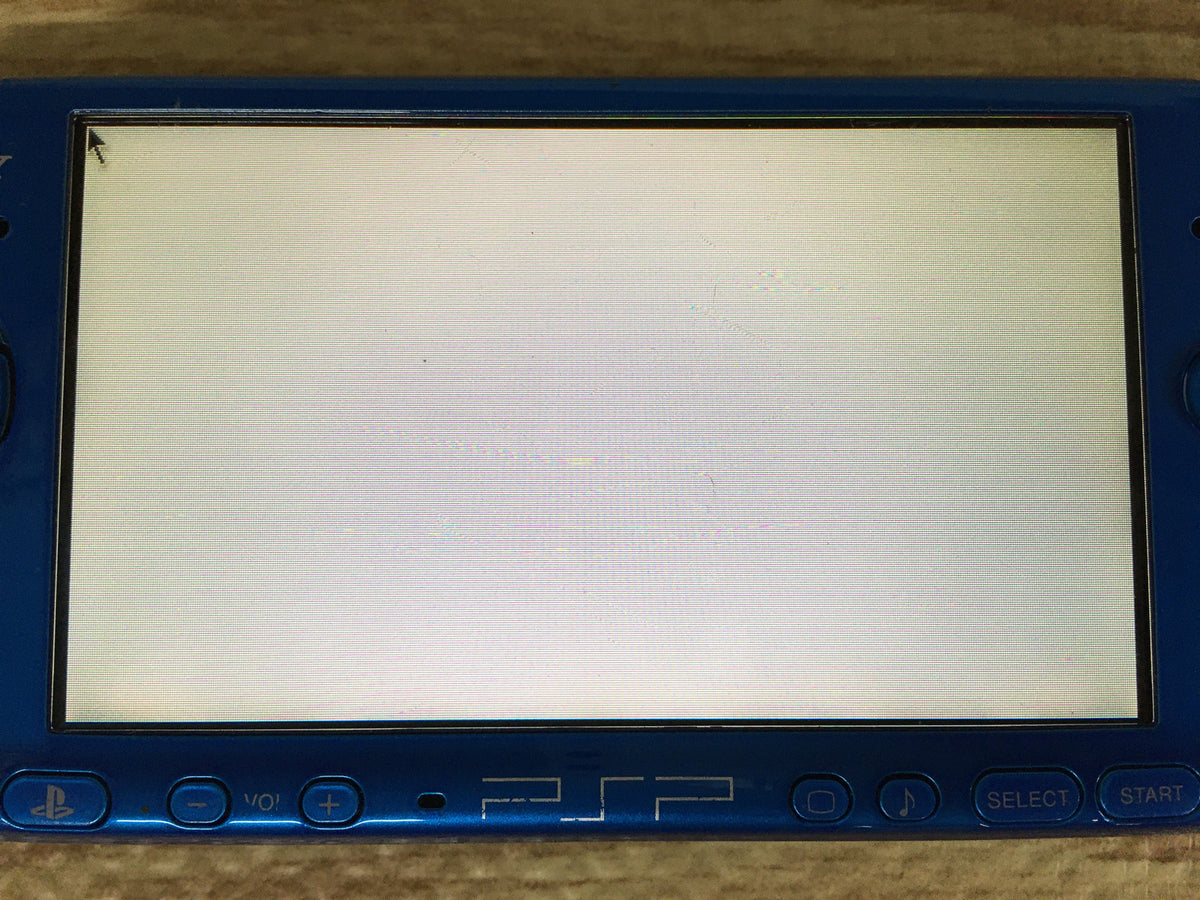 GD7655 Plz Read Item Condi PSP-3000 VIBRANT BLUE SONY PSP