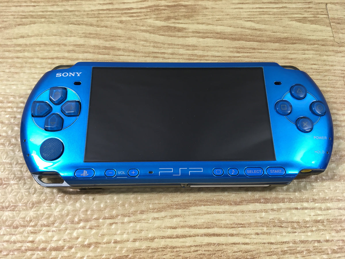 GD7657 Plz Read Item Condi PSP-3000 VIBRANT BLUE SONY PSP