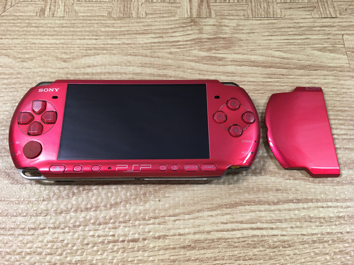 GD7661 Plz Read Item Condi PSP-3000 RADIANT RED SONY PSP