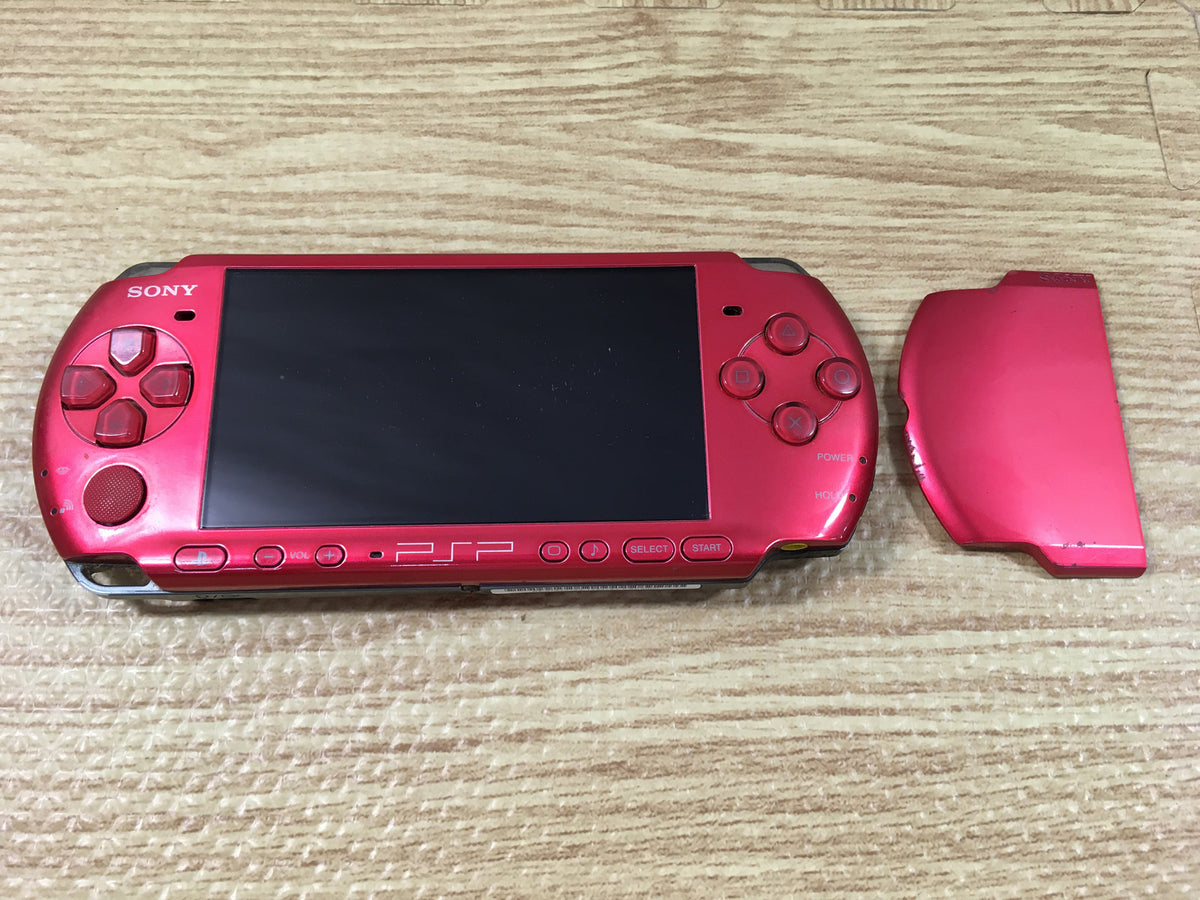 GD7668 Plz Read Item Condi PSP-3000 RADIANT RED SONY PSP