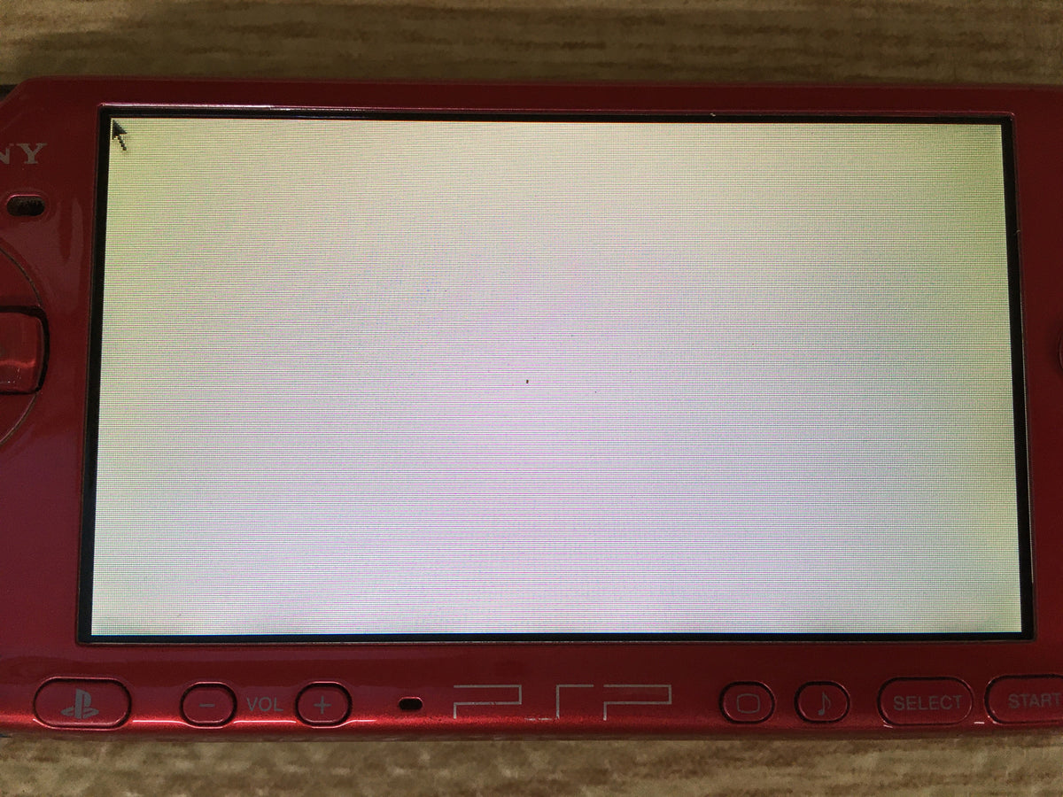 GD7669 Plz Read Item Condi PSP-3000 RADIANT RED SONY PSP