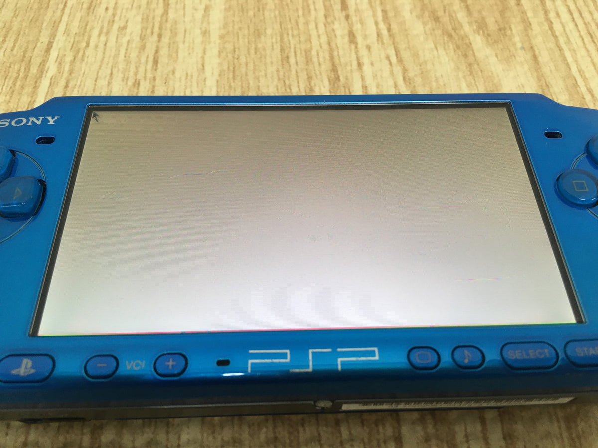 GD7842 Plz Read Item Condi PSP-3000 VIBRANT BLUE SONY PSP
