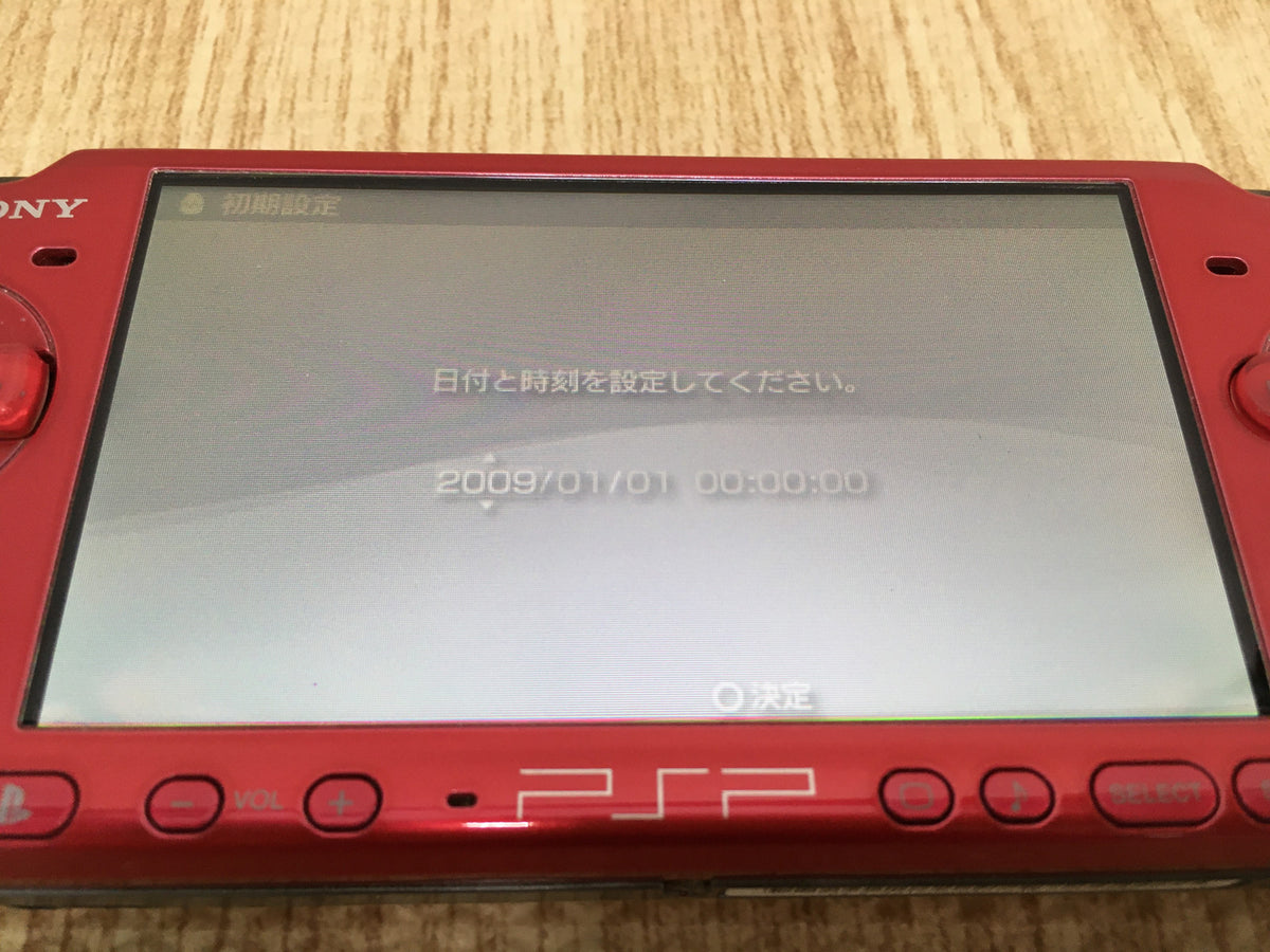 PSP-3000 レッド Sony PSP-3000 Red Console 3000 PlayStation Portable w