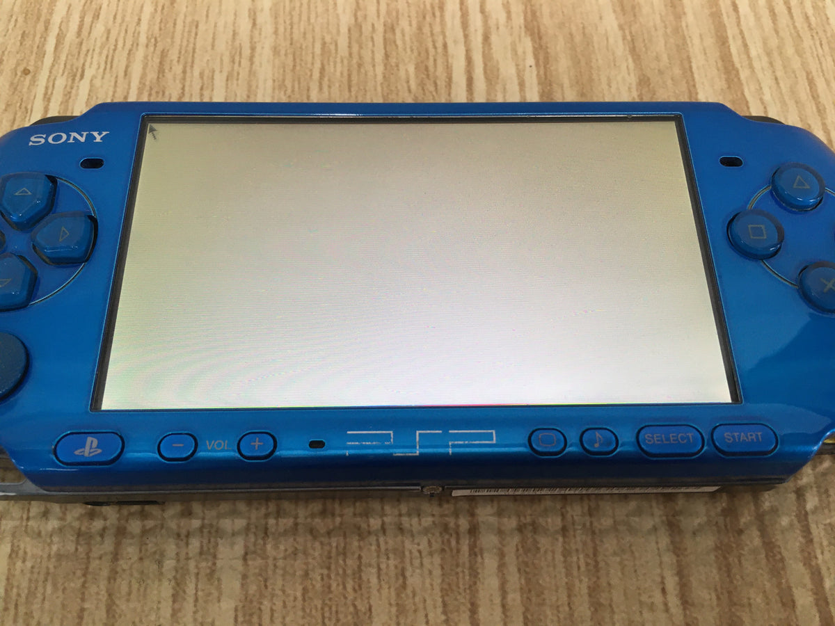 GD8117 Plz Read Item Condi PSP-3000 VIBRANT BLUE SONY PSP
