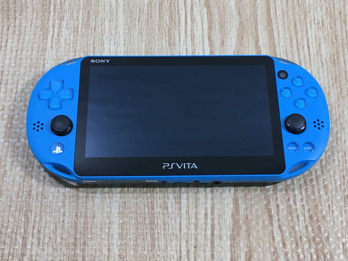 GD8139 Plz Read Item Condi PS Vita PCH-2000 AQUA BLUE SONY