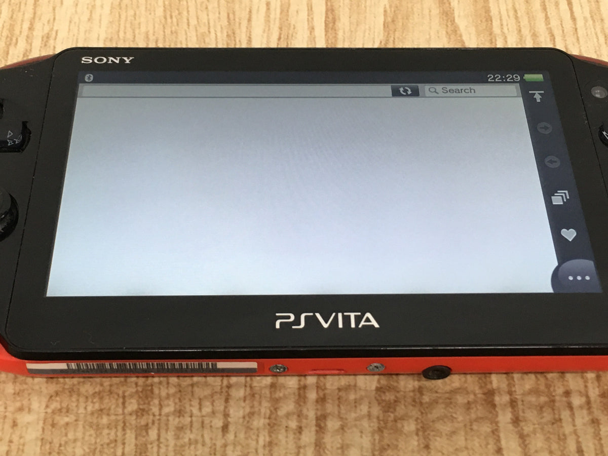 GD8140 Plz Read Item Condi PS Vita PCH-2000 RED AND BLACK