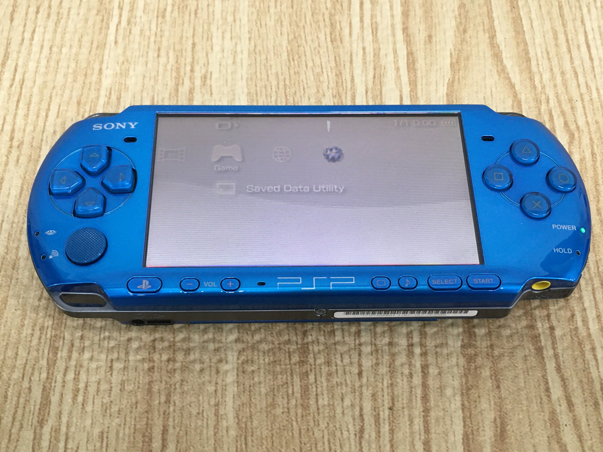 SONY  PSP3000 セット GD8141 PSP-3000 VIBRANT BLUE BOXED SONY PSP Console Japan