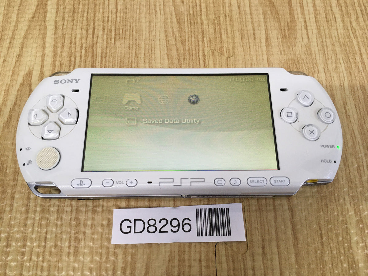 4-464 PSP-3000 パールホワイト PSP 3000 Pearl White - OEM - Japan Import - Not working FPOR