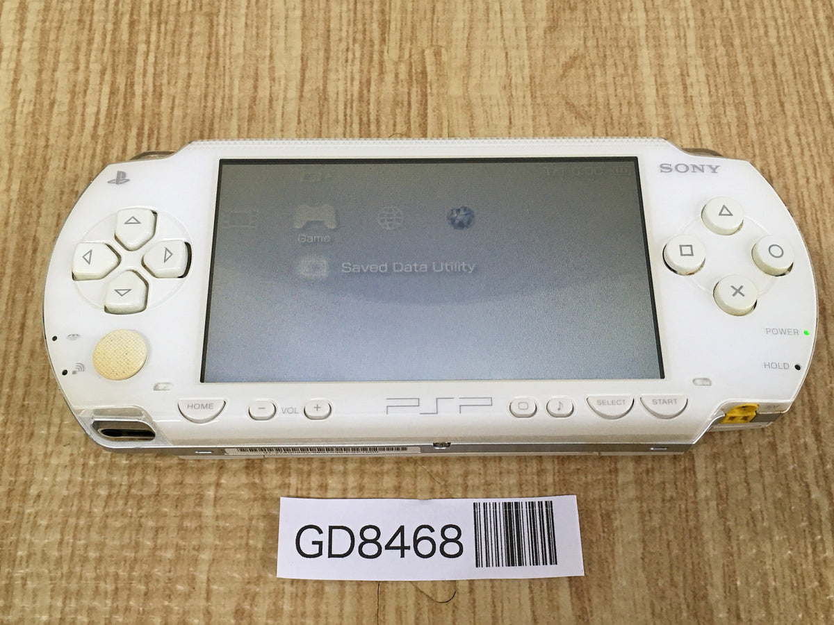 GD8468 Plz Read Item Condi PSP-1000 CERAMIC WHITE SONY PSP
