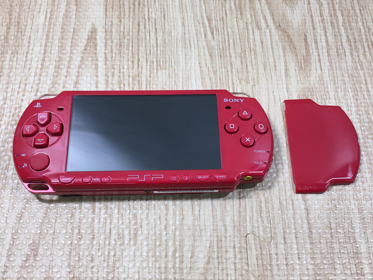 ケース.カセット付き！PSP 　レッド ケース.カセット付き！PSP レッド ケース.カセット付き！PSP レッド