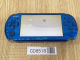 GD8518 Plz Read Item Condi PSP-3000 VIBRANT BLUE SONY PSP Console Japan