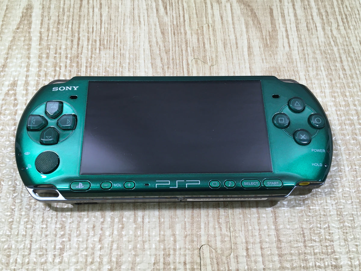 ＰＳＰ 3000 GD8523 Plz Read Item Condi PSP-3000 SPIRITED GREEN SONY PSP