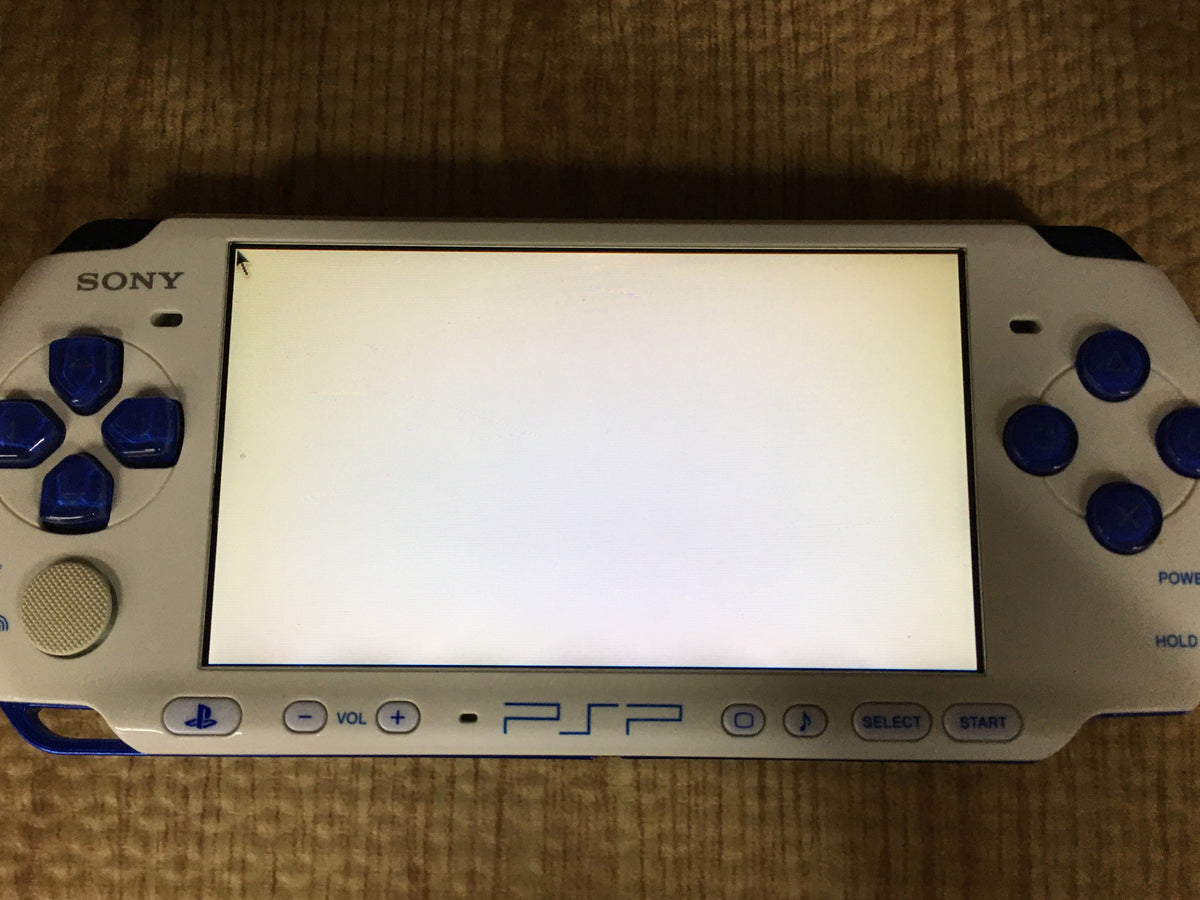 GD8526 With Defects - PSP-3000 WHITE & BLUE SONY PSP Console Japan