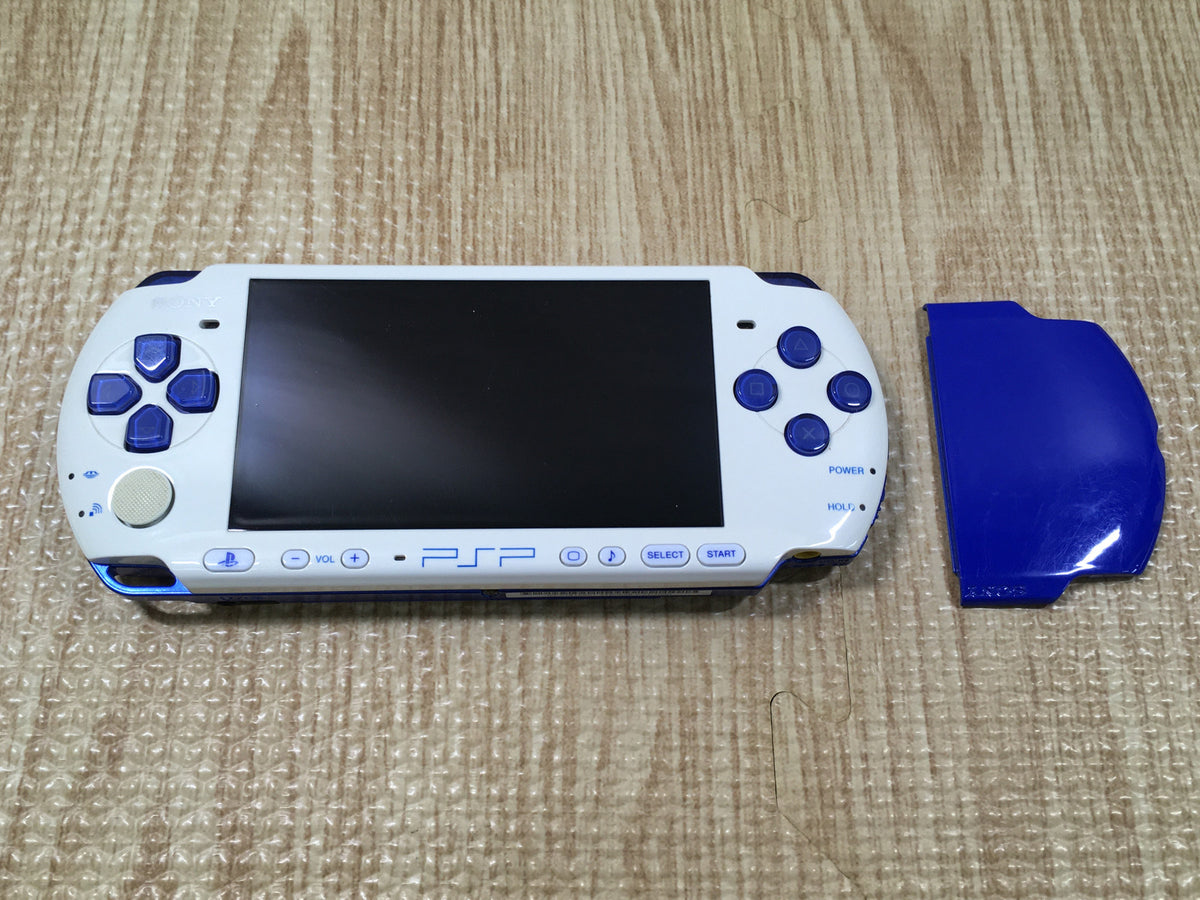 GD8526 Plz Read Item Condi PSP-3000 WHITE & BLUE SONY PSP