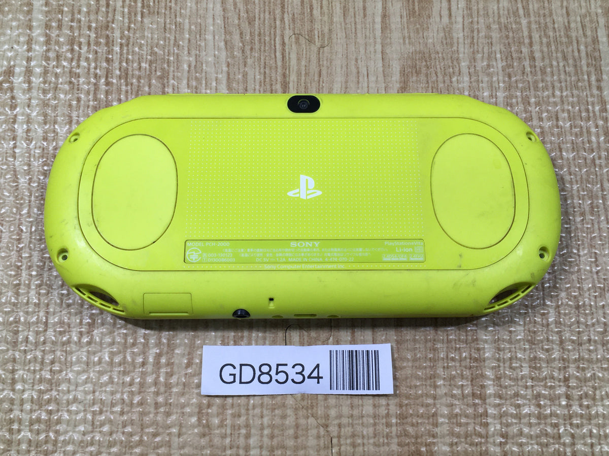 GD8534 Not Working PS Vita PCH-2000 LIME GREEN WHITE SONY PSP Console  Japan