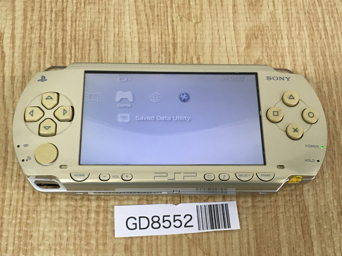GD8552 Plz Read Item Condi PSP-1000 CHAMPAGNE GOLD SONY PSP