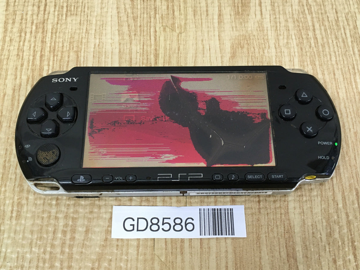 GD8586 Plz Read Item Condi PSP-3000 PIANO BLACK SONY PSP