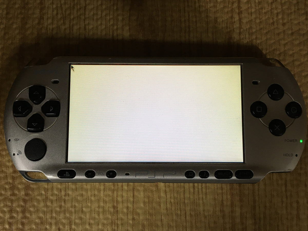 GD8598 With Defects - PSP-3000 MYSTIC Silver SONY PSP Console