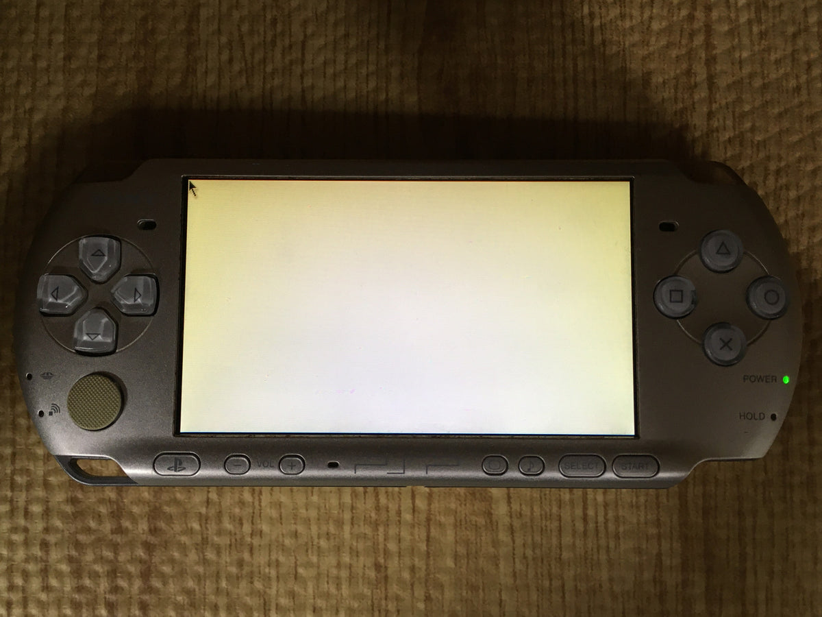 GD8599 Plz Read Item Condi PSP-3000 MYSTIC Silver SONY PSP