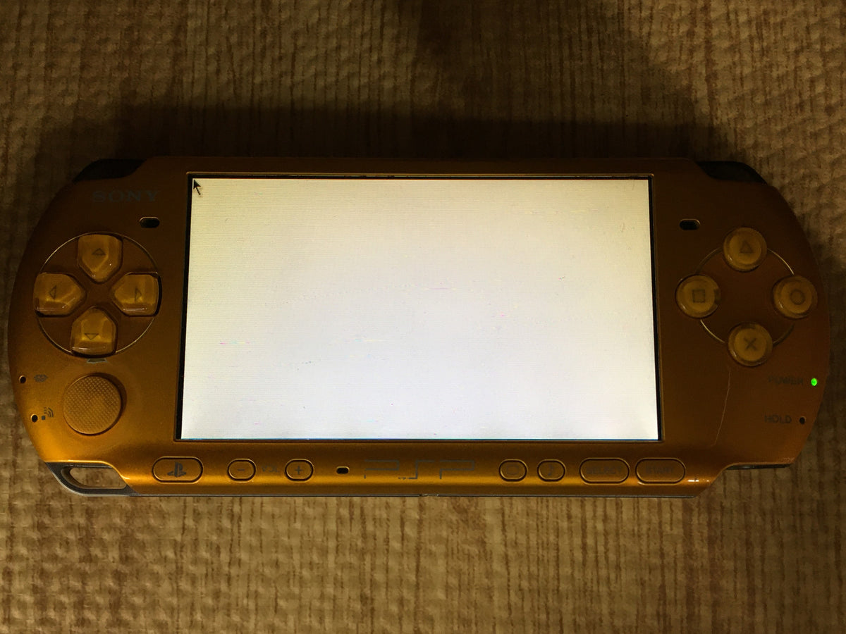 GD8624 Plz Read Item Condi PSP-3000 BRIGHT YELLOW SONY PSP