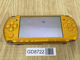 GD8722 No Battery PSP-3000 BRIGHT YELLOW SONY PSP Console Japan