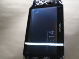 GD8737 Plz Read Item Condi PS Vita PCH-1000 CRYSTAL BLACK SONY PSP Console Japan