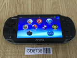 GD8738 Plz Read Item Condi PS Vita PCH-1000 CRYSTAL BLACK SONY PSP Console Japan